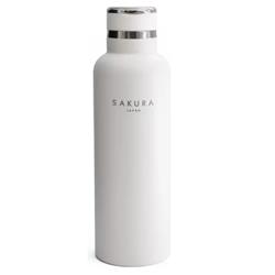 BOTELLA TERMICA ACERO INOX 750CC BLANCA MATE SAKURA FC 23750W