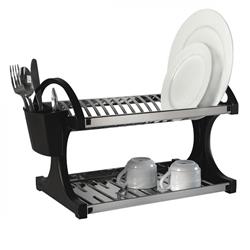 ESCURRIDOR DE PLATOS BRINOX 16 PLATOS NEGRO