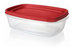 HERMETICO EASY FIND LIDS RECTANGULAR 2 LTS RUBBERMAID