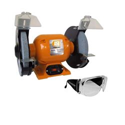 COMBO AMOLADORA DE BANCO 550W 3/4HP LUSQTOFF AB-550 + LENTES LUSQTOFF LQLSEG-8