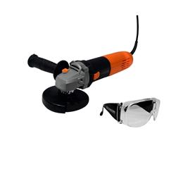 COMBO AMOLADORA 1400W 125MM LUSQTOFF AML1400-9 + LENTES LUSQTOFF LQLSEG-8