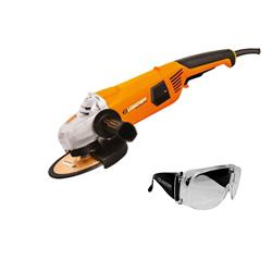 COMBO AMOLADORA ANGULAR 2200 W 650 RPM LUSQTOFF AML2200-8 + LENTES LUSQTOFF LQLSEG-8