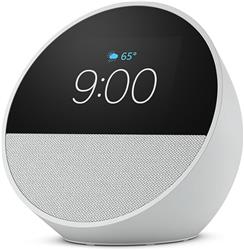 RELOJ INTELIGENTE CON AUDIO AMAZON ECHO SPOT BLANCO (CON FUENTE/CON USB)
